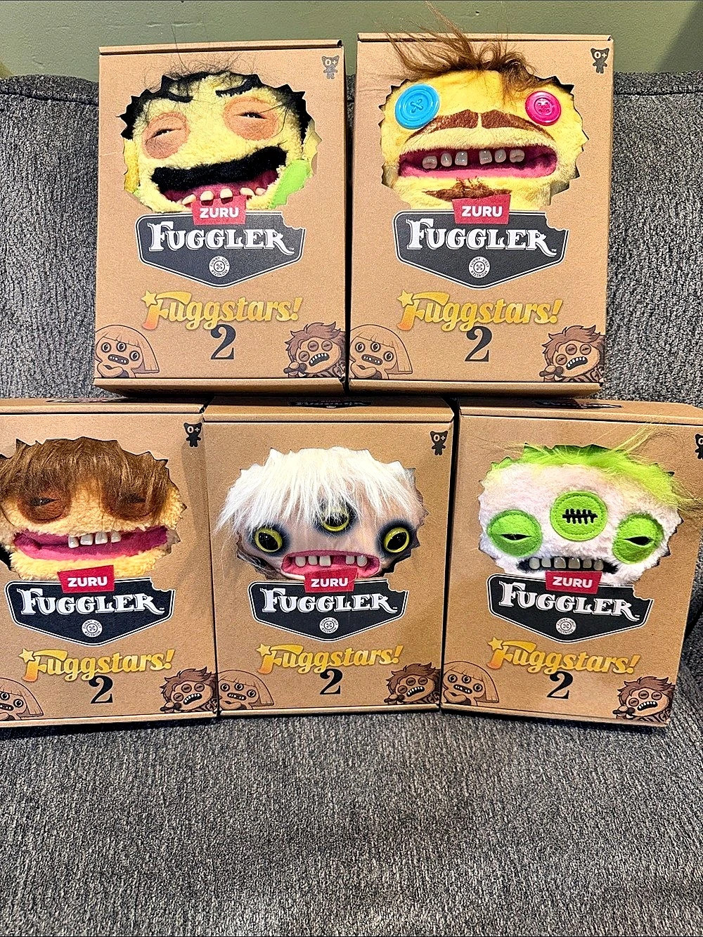 Fuggler Fugglestars! 2 5-Piece Boxed Collectible Full Set